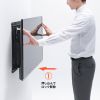 テレビ壁掛け金具（42～75型対応・耐荷重70kg・プッシュ式・大型ディスプレイ・マルチディスプレイ・サイネージ設置向け）