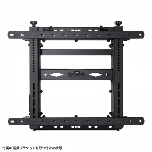 テレビ壁掛け金具（42～75型対応・耐荷重70kg・プッシュ式・大型ディスプレイ・マルチディスプレイ・サイネージ設置向け）