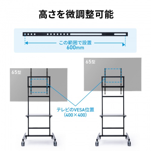 VESA変換プレート（変換アダプタ・変換金具・400×400変換・400対応・500 600・テレビスタンド・壁掛け金具）