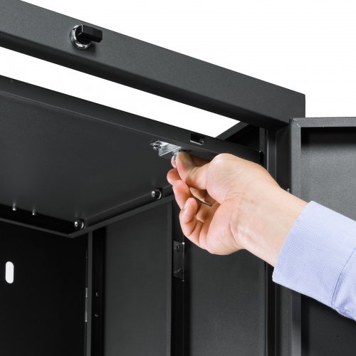 折りたたみ式 宅配ボックス（スチール製・大容量75L・鍵付き