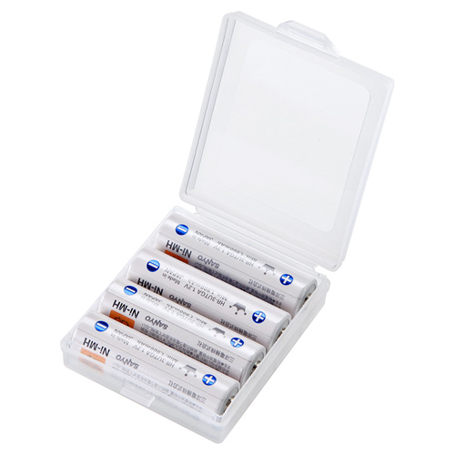 電池ケース（電池収納ケース・単3・2個セット・おすすめ・おしゃれ・防災・便利・クリア） DG-BT3CLN サンワサプライ