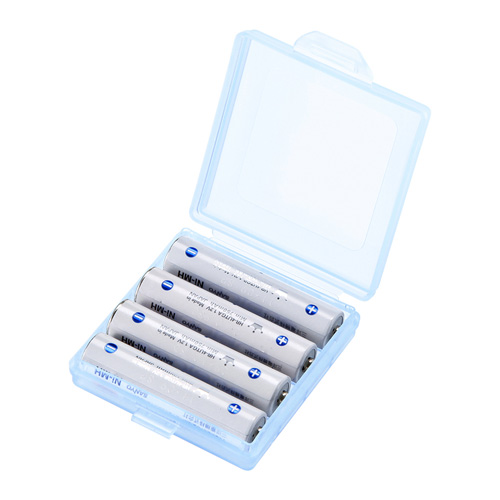 電池ケース（電池収納ケース・単4・2個セット・おすすめ・おしゃれ・防災・便利・ブルー） DG-BT4BLN サンワサプライ