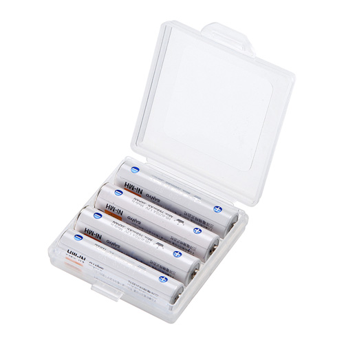 電池ケース（電池収納ケース・単4・2個セット・おすすめ・おしゃれ・防災・便利・クリア） DG-BT4CLN サンワサプライ