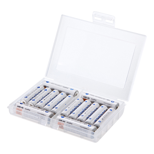 電池ケース（電池収納ケース・単4・単3・大容量・おすすめ・おしゃれ・防災・便利・クリア） DG-BT5C サンワサプライ