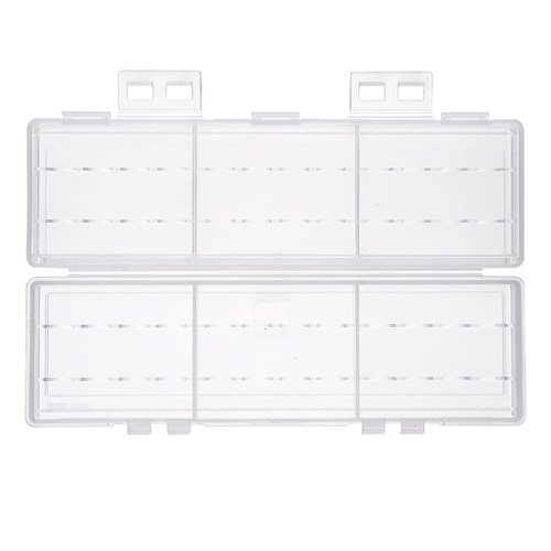 電池ケース（電池収納ケース・大容量・単3・おすすめ・おしゃれ・防災・便利・クリア） DG-BT7C サンワサプライ