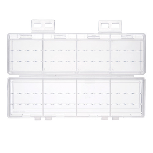 電池ケース（電池収納ケース・単4・大容量・おすすめ・おしゃれ・防災・便利・クリア） DG-BT8C サンワサプライ