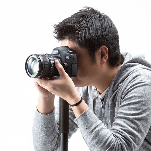 一脚(軽量・4段階伸長・一眼レフ・ビデオカメラ・マルチタイプ)