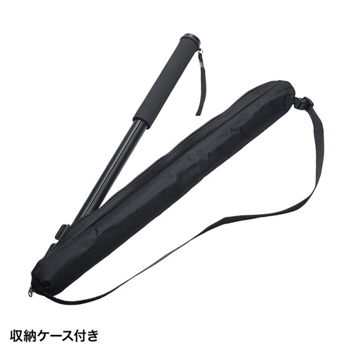 一脚(軽量・4段階伸長・一眼レフ・ビデオカメラ・マルチタイプ)