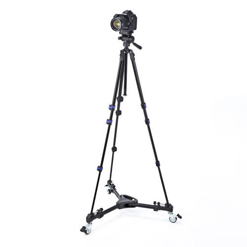 キャスター付き三脚台（折り畳み式）