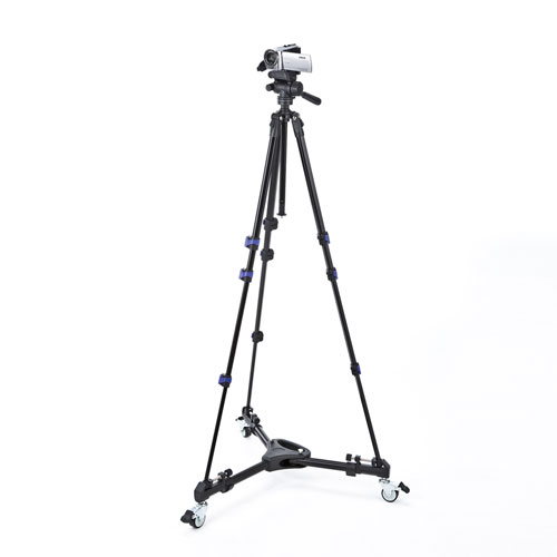 キャスター付き三脚台（折り畳み式）