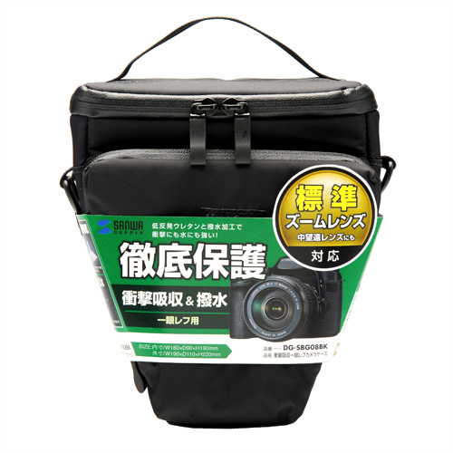 サンワサプライ】低反発ウレタン使用で中望遠レンズ付き一眼レフカメラ