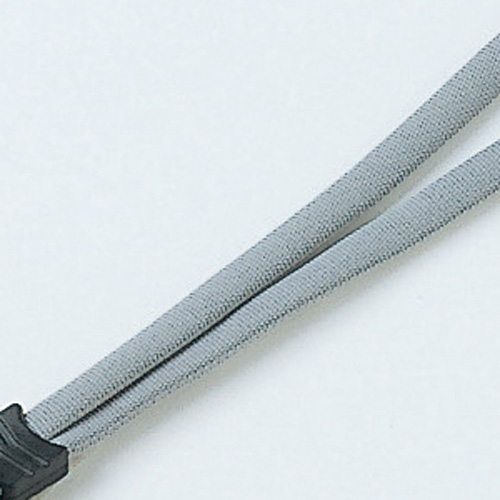 シンプルな丸紐タイプのデジカメ・携帯電話ストラップ・ワンタッチ着脱、クリーニングパッド付（グレー） DG-ST8GY サンワサプライ