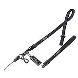 肌触りのソフトなデジカメ・携帯電話ストラップ・ワンタッチ着脱、クリーニングパッド付（ブラック） DG-ST9BK サンワサプライ