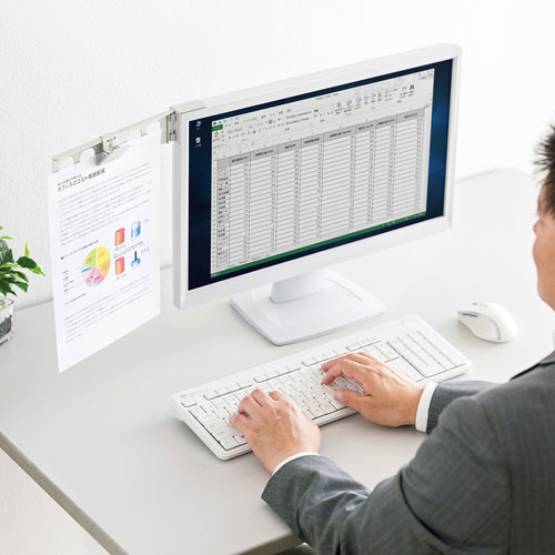 データホルダー（コンパクトタイプ・ホワイト）