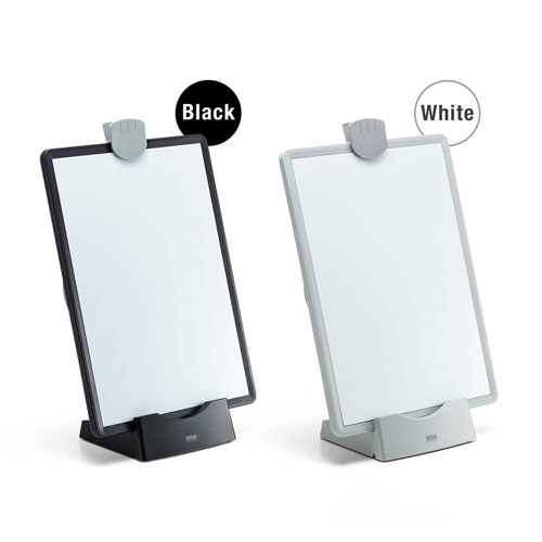 データホルダー(ブックスタンド・ホワイトボード・VESA・回転・ブラック)