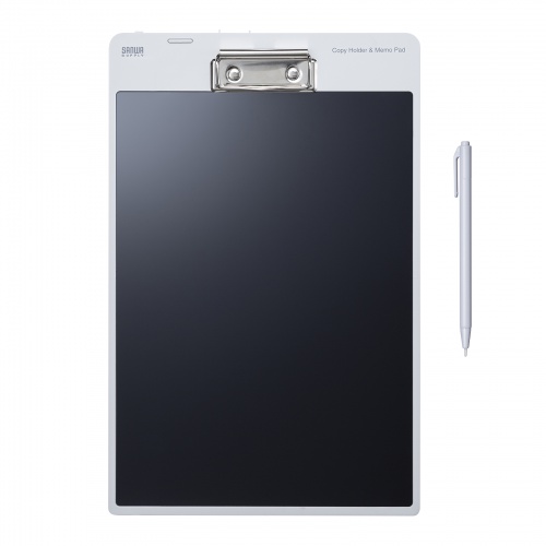クリップ付き電子メモパッド（ホワイト） DH-320W サンワサプライ