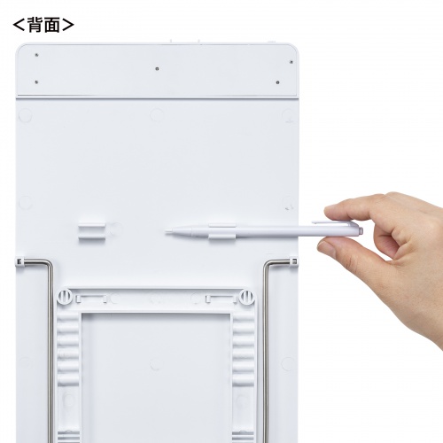 クリップ付き電子メモパッド（ホワイト） DH-320W サンワサプライ