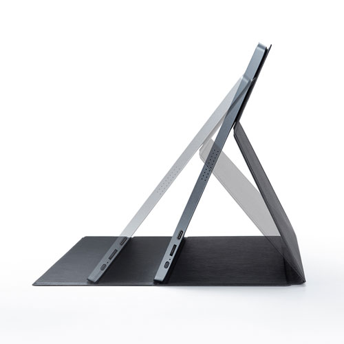 モバイルディスプレイ（Type-C接続・HDMI接続・フルHD・非光沢・持ち運び・カバーつき）