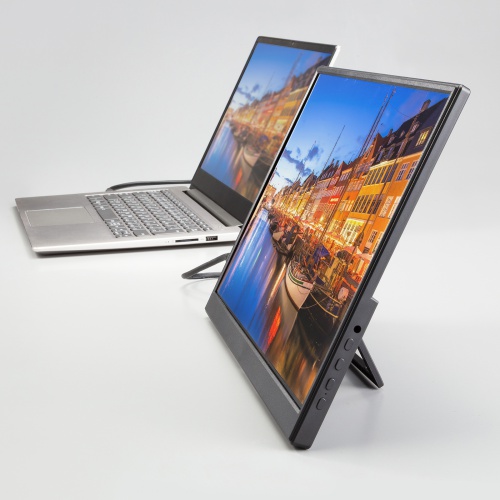 モバイルモニター(14インチ・スタンド対応・USB Type-C接続・HDMI・1920×1200・WUXGA・モバイルディスプレイ）