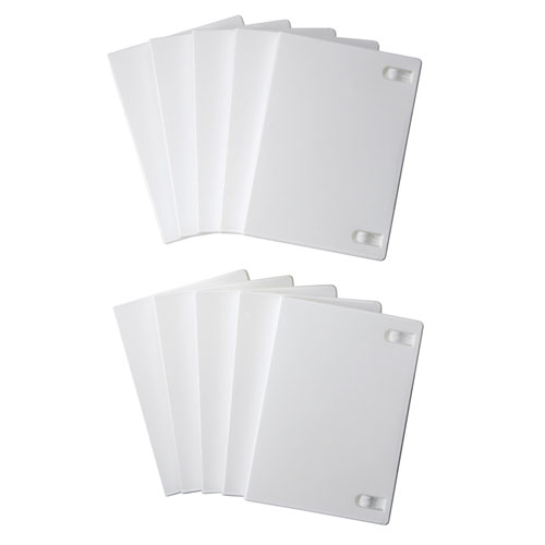 DVDケース（DVDトールケース・枚収納・10枚セット・BD・CD・BD-R・BD-RE・ブルーレイ・Bluray・Blu-ray・教材・卒業・卒園・ホワイト） DVD-TN1-10WN