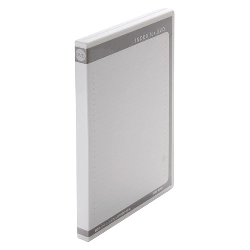 DVDケース（DVDトールケース・2枚収納・10枚セット・BD・CD・BD-R・BD-RE・ブルーレイ・Bluray・Blu-ray・教材・卒業・卒園・ホワイト） DVD-TN2-10WN