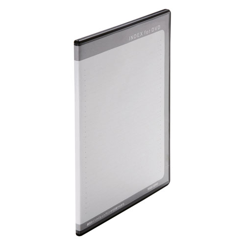 DVDケース（DVDトールケース・スリム・1枚収納・10枚セット・BD・CD・BD-R・BD-RE・ブルーレイ・Bluray・Blu-ray・教材・卒業・卒園・ブラック） DVD-TU1-10BKN