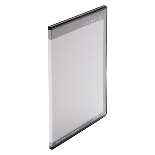 DVDケース（DVDトールケース・スリム・2枚収納・10枚セット・BD・CD・BD-R・BD-RE・ブルーレイ・Bluray・Blu-ray・教材・卒業・卒園・ブラック） DVD-TU2-10BKN