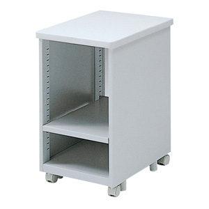 省スペースCPUをデスク下に2台設置できるCPUボックス（省スペースCPU用・扉付き） EA-CPU5【代引き不可商品】