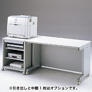プリンター台（ラック・ワゴン・キャスター・アジャスター・レーザー・収納・棚・3段・オフィス・高さ70cm・幅70cm）ED-P7070LN サンワサプライ