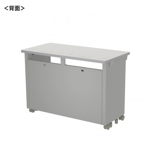 eデスク セミーオーダーデスク 特注 オフィスデスク パソコンデスク グレー 幅100cm 奥行50cm 高さ70cm【受注生産品】