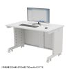 eデスク セミーオーダーデスク 特注 オフィスデスク パソコンデスク ホワイト 幅110cm 奥行75cm 高さ72cm【受注生産品】