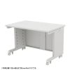 eデスク セミーオーダーデスク 特注 オフィスデスク パソコンデスク ホワイト 幅115cm 奥行80cm 高さ70cm【受注生産品】