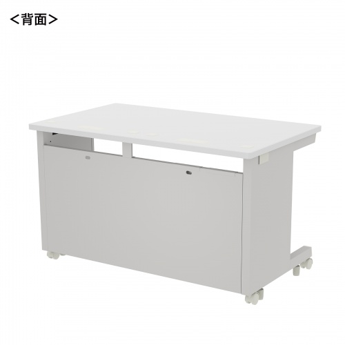 オフィスデスク（eデスク・パソコンデスク・ホワイト・幅120cm・奥行70cm・高さ70cm）ED-SK12070W サンワサプライ