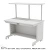 オフィスデスク（eデスク・パソコンデスク・ホワイト・幅120cm・奥行70cm・高さ70cm）ED-SK12070W サンワサプライ