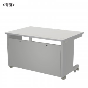 オフィスデスク（幅120cm・奥行80cm・高さ70cm・グレー）ED-SK12080GY サンワサプライ