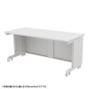 eデスク セミーオーダーデスク 特注 オフィスデスク パソコンデスク ホワイト 幅165cm 奥行65cm 高さ70cm【受注生産品】