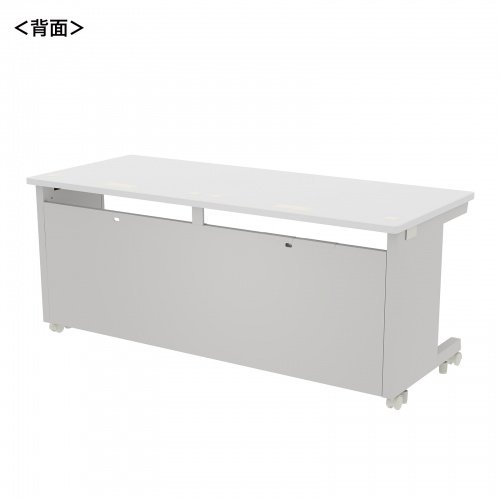 eデスク セミーオーダーデスク 特注 オフィスデスク パソコンデスク ホワイト 幅170cm 奥行70cm 高さ70cm【受注生産品】