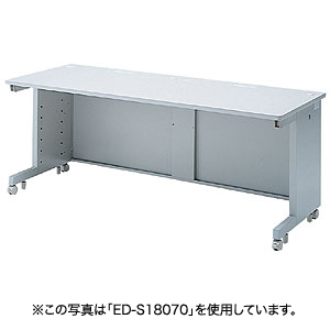 バックパネルがシングルのeデスク（Sタイプ）W1750×D800×H700mm ED-SK17580 サンワサプライ