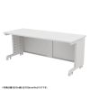 eデスク セミーオーダーデスク 特注 オフィスデスク パソコンデスク ホワイト 幅180cm 奥行60cm 高さ70cm【受注生産品】