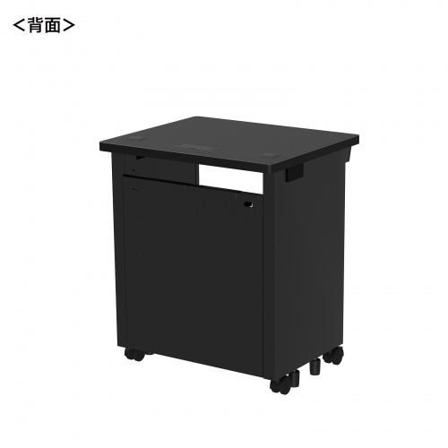 eデスク セミーオーダーデスク 特注 オフィスデスク パソコンデスク ブラック 幅60cm 奥行50cm 高さ70cm【受注生産品】