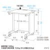 eデスク セミーオーダーデスク 特注 オフィスデスク パソコンデスク 濃い木目 幅60cm 奥行60cm 高さ70cm【受注生産品】