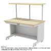 eデスク セミーオーダーデスク 特注 オフィスデスク パソコンデスク 薄い木目 幅65cm 奥行75cm 高さ70cm【受注生産品】