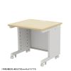 eデスク セミーオーダーデスク 特注 オフィスデスク パソコンデスク 薄い木目 幅85cm 奥行65cm 高さ70cm【受注生産品】