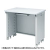 eデスク（Wタイプ・W850×D500mm）【代引き不可商品】