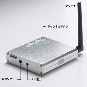 ワイヤレス監視カメラと受信機セット