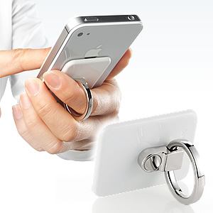 バンカーリング（Bunker Ring2・iPhone・スマートフォン対応・スタンド機能・落下防止・ホワイト）