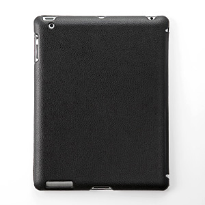 iPad2ソフトレザーケース（黒・iPad第3世代（2012年発売モデル）対応）