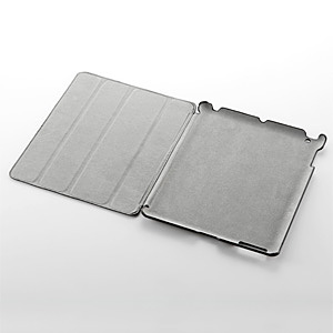 iPad2ソフトレザーケース（黒・iPad第3世代（2012年発売モデル）対応）