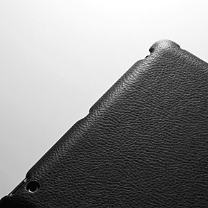 iPad2ソフトレザーケース（黒・iPad第3世代（2012年発売モデル）対応）