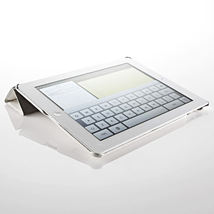 iPad2ソフトレザーケース（白・iPad第3世代（2012年発売モデル）対応）